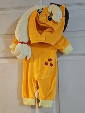 My Little Pony 2 Piece APPLEJACK Costume: INFANT: NEW WITH TAGS: 0-3 MTH